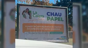 Papelón: un municipio cordobés empapeló la ciudad para anunciar el fin del uso de papel
