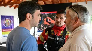 Incendios en la Patagonia: el gobernador Ignacio Torres indicó que el fuego en Puerto Patriada "está contenido en un 85 por ciento"