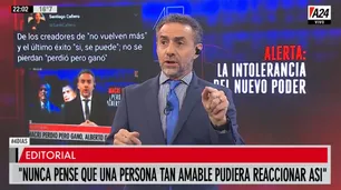Luis Majul le respondió a Santiago Cafiero: "Fue un tuit pro-grieta, autoritario, belicoso e irrespetuoso"