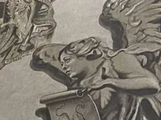 Polémica en Roma por una restauración en una basílica: un querubín fue asociado con el rostro de Giorgia Meloni