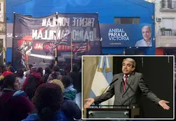 Escrachan un local de Aníbal Fernández por la "Masacre de Avellaneda"
