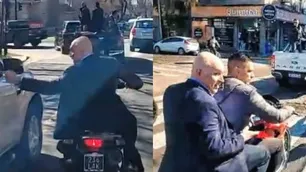 El hombre que ayudó a escapar en moto a Espert sería un barra de Comunicaciones con antecedentes