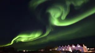 El espectáculo de auroras boreales en Noruega