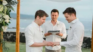 Los detalles del casamiento "secreto" de Sam Altman, creador de ChatGPT, con su novio