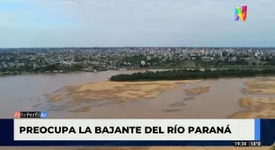 Preocupación: el Río Paraná volvió a bajar por tercer mes consecutivo