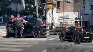 Villa Urquiza: atropelló a dos policías para evadir un control policial y se fugó