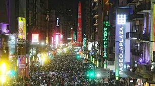 Con un megashow, inauguraron el nuevo tramo peatonal de Corrientes