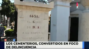 Insólito: los cementerios se convirtieron en el nuevo foco de la delincuencia