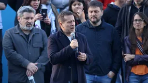 Luego del "llamado a la paz" de Luján, el kirchnerismo cargó contra la oposición en Parque Lezama