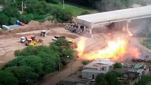 Explosión de un gasoducto en Villa María: murió el hombre que estaba internado en el Instituto del Quemado