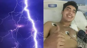 Habló el joven al que le cayó un rayo en San Luis: "Se me apagó la luz y desperté en el hospital"