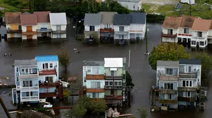 Impactantes fotos de la devastación que causó el superciclón "Florence"