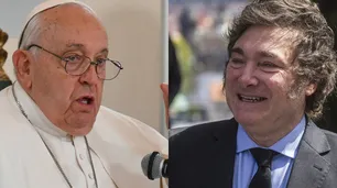 Instalaron en la Casa Rosada una figura de la Virgen del Valle que incluye un bordado con Javier Milei y el papa Francisco