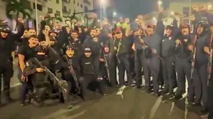 Diosdado Cabello salió a patrullar Caracas con un grupo armado al grito de: "Leales siempre, traidores nunca"