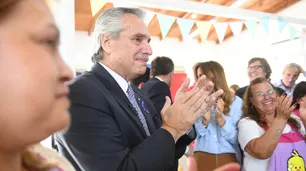 El Presidente también saludó con el fútbol: "2022 será para siempre el año en que salimos campeones del mundo"