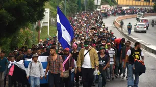 La multitudinaria caravana de migrantes está a 48 horas de viaje de EE.UU