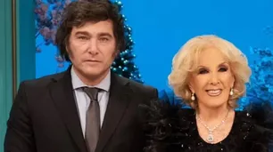 Mirtha Legrand se emocionó frente a Javier Milei