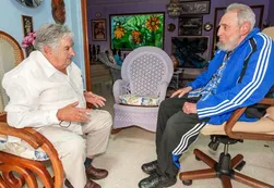 Pepe Mujica vio a un Fidel Castro "anciano, deteriorado y preocupado"