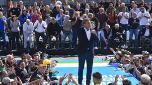 Sergio Massa en la marcha de la CGT: "Si soy presidente, el FMI no nos va a imponer condiciones inflacionarias"