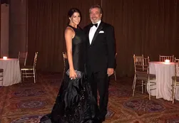 Daniel Vila y Pamela David, en la gala de la American Society