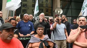 El SUOEM volvió a marchar y paralizó el centro de la ciudad con reclamos por salario y estabilidad laboral