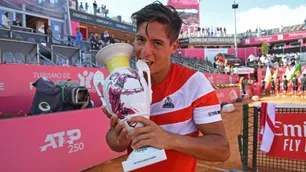 Sebastián Báez ganó su primer título en Estoril