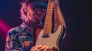 Skay Beilinson saludó al Indio Solari y enloqueció a los fanáticos de la banda