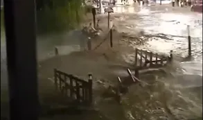 Video: varias ciudades de Córdoba pasaron del calor al infierno, por fuertes tormentas con viento y granizo