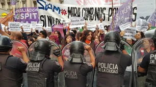 Corte total en Corrientes y Callao