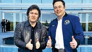 Súper amigos: Milei volvió a defender a Elon Musk de "los imbéciles de izquierda"