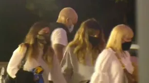 La íntima despedida de Claudia, Gianinna y Dalma Maradona con la camiseta de Boca