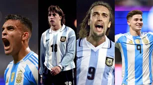 Copa América 2024: Julián Álvarez o Lautaro Martínez, la 'remake' de la historia Batistuta-Crespo en la selección Argentina