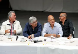 Tras el encuentro con Macri, Moyano y Barrionuevo van por Binner