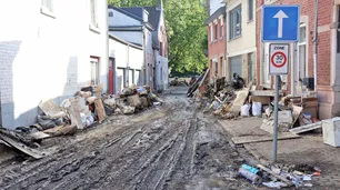 Alemania asiste a las zonas devastadas por el temporal