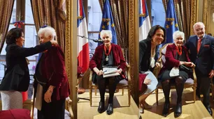 Graciela Fernández Meijide recibió la más alta distinción de la Embajada de Francia