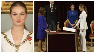 Solemne, impoluta y segura: La princesa Leonor juró por la Constitución de España