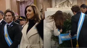 La 'señal' de San Martín: Milei y Villarruel tuvieron un insólito blooper homenajeando al prócer en el Tedeum