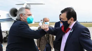 Alberto inauguró una fábrica en Santiago del Estero en su primera visita al interior desde la pandemia