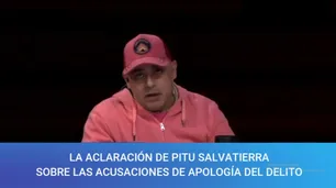 El descargo de "Pitu" Salvatierra por la polémica frase sobre sus robos a bancos: cómo la explicó