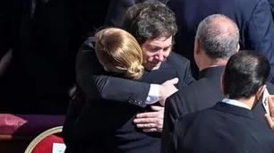 Javier Milei y Giorgia Meloni almorzaron juntos tras el funeral del papa Francisco