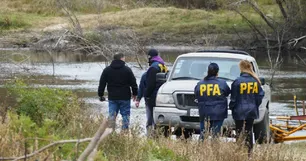 Caso Loan Peña: inició el megaoperativo de rastrillaje subacuático en las lagunas de 9 de Julio