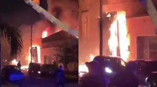 San Fernando: se desató un feroz incendio en la fábrica de Otowil