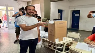 Votó Martín Maquieyra, el candidato del PRO en La Pampa: "Al que tenemos que ganarle es al Frente de Todos"