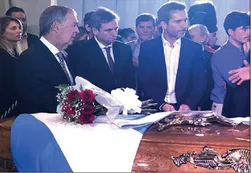 Un "blanqueo" que no cayó bien en el funeral de De la Sota