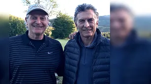 Macri en un exclusivo resort: “Estoy bárbaro, feliz de estar jugando al golf”