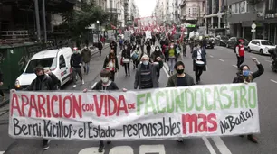 La Izquierda se movilizó por la aparición con vida de Facundo Castro