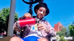 La familia de Pablo Grillo difundió un video en el que se observa la mejora y el buen ánimo del fotógrafo