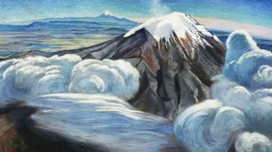 Agua y volcán