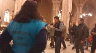 Luego de su salida del Gabinete, Gustavo Béliz se sumó a los piqueteros en Luján