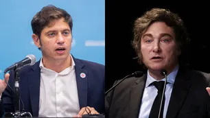 Kicillof desmintió una foto en un Apple Store de Nueva York y apuntó contra Milei por el acuerdo con Trump
